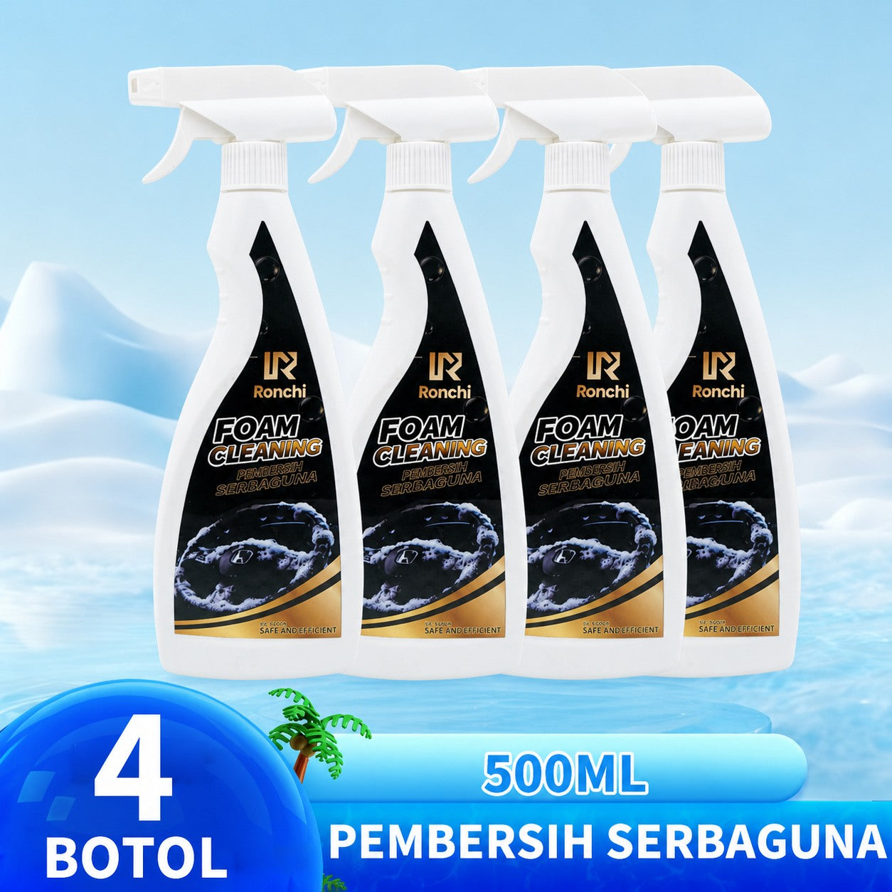 Ronchi Foam Cleaner - Paket 4 Botol